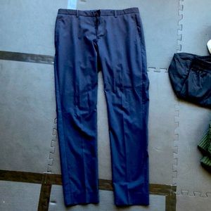 zara blue dress pants